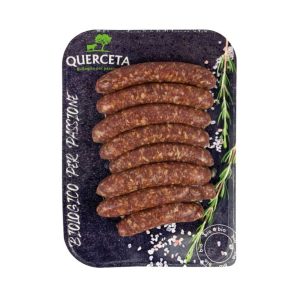 Salsiccia di bovino sottovuoto skin 300gr. biologica