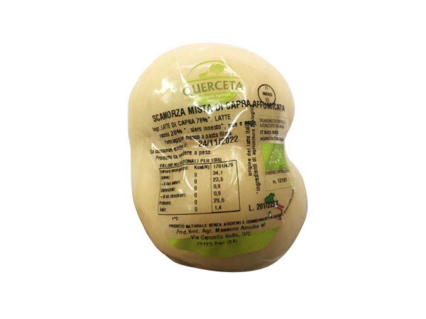 Scamorza di capra affumicata 300 gr biologica