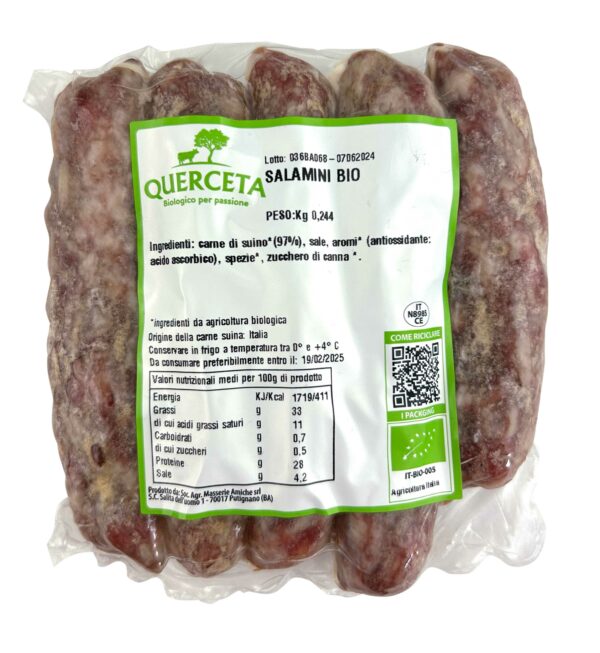 Salamini 300g biologici